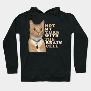 One Brain Cell - Orange Cat Hoodie